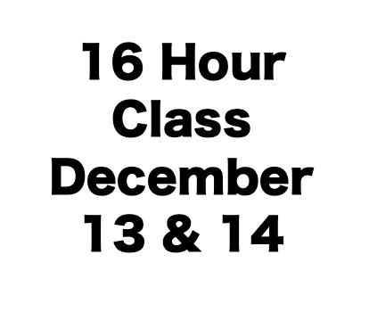 16 Hour LAPD CCW Class (December 13 - 14)