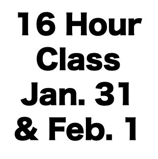 16 Hour CCW Class (Jan. 31 - Feb. 1)