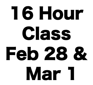16 Hour CCW Class (Feb. 28 - Mar. 1)