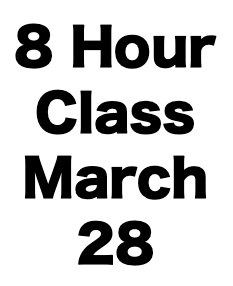 8 Hour CCW Renewal Class (March 28)