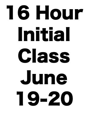 16 Hour Initial CCW Permit Class (June 19-20)